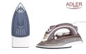 Adler Steam iron AD 5030 Brown, 3000 W, Steam, Continuous steam 20 g/min, Anti-drip function, Anti-scale system, Water tank capa Adler Steam iron AD 5030 Brown, 3000 W, Steam, Continuous steam 20 g/min, Anti-drip function, Anti-scale system, Water tank capa