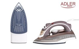 Adler Steam iron AD 5030 Brown, 3000 W, Steam, Continuous steam 20 g/min, Anti-drip function, Anti-scale system, Water tank capa