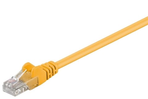Goobay CAT 5e patch cable, U/UTP 95556 1.5 m, Yellow Goobay CAT 5e patch cable, U/UTP 95556 1.5 m, Yellow