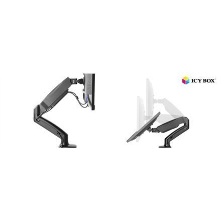 ICY BOX IB-MS303-T Monitor stand with desk mounted base for a screen size up to 27" ICY BOX IB-MS303-T Monitor stand with desk mounted base for a screen size up to 27"