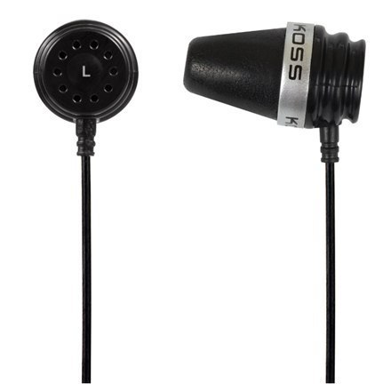 Słuchawki Koss Headphones Sparkplug In-ear, 3.5 mm, Black, Noice canceling, Słuchawki Koss Headphones Sparkplug In-ear, 3.5 mm, Black, Noice canceling,