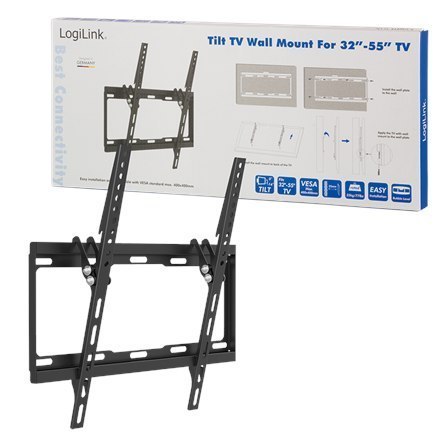 Logilink BP0012 TV Wall mount, 32-55", tilt -14°, 25 mm Logilink BP0012 TV Wall mount, 32-55", tilt -14°, 25 mm