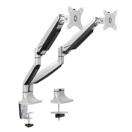 Logilink BP0043 Dual Monitor Desk mount, 13"-32",gas spring, aluminum Logilink BP0043 Dual Monitor Desk mount, 13"-32",gas spring, aluminum