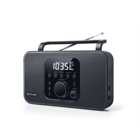 Muse Radio M-091R Black, AUX in, Alarm function Muse Radio M-091R Black, AUX in, Alarm function