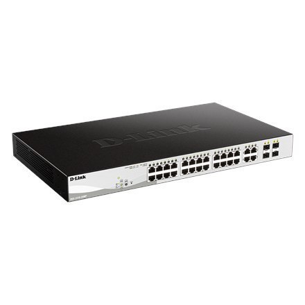 D-Link Switch DGS-1210-28MP Web Management, Rack mountable, 1 Gbps (RJ-45) ports quantity 24, SFP ports quantity 4, PoE/Poe+ por D-Link Switch DGS-1210-28MP Web Management, Rack mountable, 1 Gbps (RJ-45) ports quantity 24, SFP ports quantity 4, PoE/Poe+ por