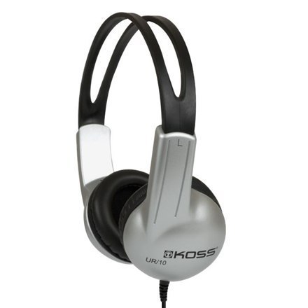 Słuchawki Koss Headphones UR10 Headband/On-Ear, 3.5mm (1/8 inch), Silver/Black, Słuchawki Koss Headphones UR10 Headband/On-Ear, 3.5mm (1/8 inch), Silver/Black,