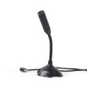 Gembird Desktop microphone MIC-D-02 3.5 mm, 3.5 mm audio plug, Black Gembird Desktop microphone MIC-D-02 3.5 mm, 3.5 mm audio plug, Black