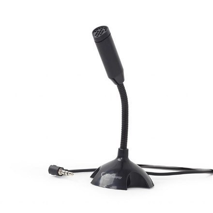 Gembird Desktop microphone MIC-D-02 3.5 mm, 3.5 mm audio plug, Black Gembird Desktop microphone MIC-D-02 3.5 mm, 3.5 mm audio plug, Black