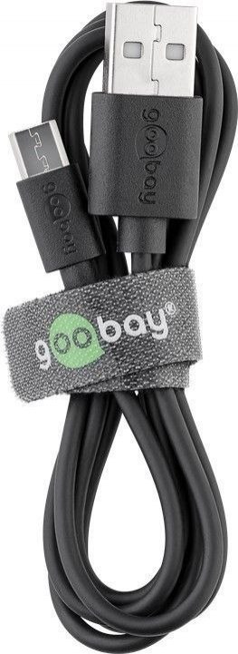 Goobay Micro USB charging and sync cable 46800 Black, USB 2.0 micro male (type B), USB 2.0 male (type A) Goobay Micro USB charging and sync cable 46800 Black, USB 2.0 micro male (type B), USB 2.0 male (type A)