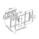 Sunne Wall Mount, 60-100-EA, Maximum weight (capacity) 80 kg, Black Sunne Wall Mount, 60-100-EA, Maximum weight (capacity) 80 kg, Black