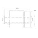 Sunne Wall, Flat, VESA 200 x 200, 400 x 200, 300 x 300, 400 x 400, 600 x 400 mm, Black Sunne Wall, Flat, VESA 200 x 200, 400 x 200, 300 x 300, 400 x 400, 600 x 400 mm, Black