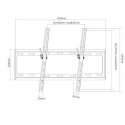 Sunne Wall, Tilt, VESA 200 x 200, 400 x 200, 300 x 300, 400 x 400, 600 x 400 mm, Black Sunne Wall, Tilt, VESA 200 x 200, 400 x 200, 300 x 300, 400 x 400, 600 x 400 mm, Black