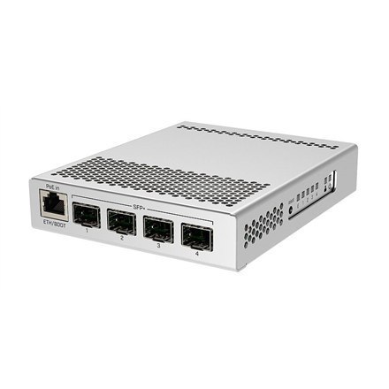 MikroTik Switch CRS305-1G-4S+IN PoE 802.3 af and PoE+ 802.3 at, Managed, Desktop, 1 Gbps (RJ-45) ports quantity 1, SFP+ ports qu MikroTik Switch CRS305-1G-4S+IN PoE 802.3 af and PoE+ 802.3 at, Managed, Desktop, 1 Gbps (RJ-45) ports quantity 1, SFP+ ports qu