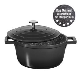 Stoneline Roasting Pot 2.6 L, 20 cm, Black, Lid included