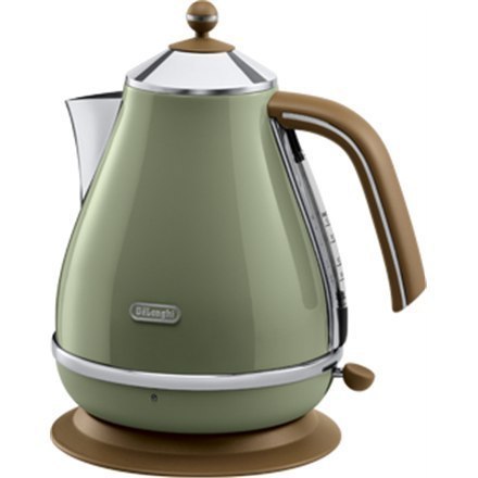 Delonghi KBOV 2001.GR Kettle Kettle, Green, 2000 W, 360° rotational base, 1.7 L Delonghi KBOV 2001.GR Kettle Kettle, Green, 2000 W, 360° rotational base, 1.7 L