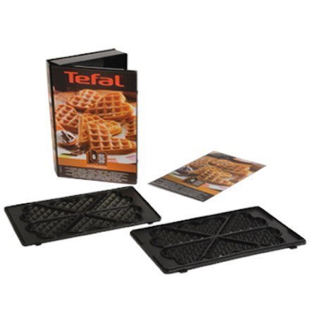 TEFAL XA800612 Heart shape Waffle plates for SW852 Sandwich maker, Black TEFAL XA800612 Heart shape Waffle plates for SW852 Sandwich maker, Black