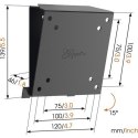 Vogels Wall mount, MA1010-A1, Tilt, 17-26 ", Maximum weight (capacity) 30 kg, VESA 75x75, 100x100 mm, Black Vogels Wall mount, MA1010-A1, Tilt, 17-26 ", Maximum weight (capacity) 30 kg, VESA 75x75, 100x100 mm, Black