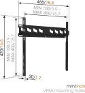 Vogels Wall mount, MA3000-A, Fixed, 32-55 ", Maximum weight (capacity) 60 kg, VESA 100-400 mm, Black Vogels Wall mount, MA3000-A, Fixed, 32-55 ", Maximum weight (capacity) 60 kg, VESA 100-400 mm, Black
