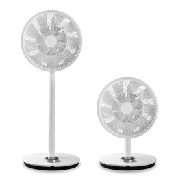 Duux Smart Fan Whisper Flex Stand Fan, Timer, Number of speeds 26, 3-27 W, Oscillation, Diameter 34 cm, White