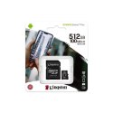 Kingston Canvas Select Plus 512 GB, Micro SD, Flash memory class 10, SD adapter Kingston Canvas Select Plus 512 GB, Micro SD, Flash memory class 10, SD adapter