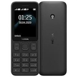 Nokia 125 Black, 2.4 ", TFT, 240 x 320 pixels, 4 MB, Dual SIM, Mini-SIM, USB version microUSB 2.0, 1020 mAh
