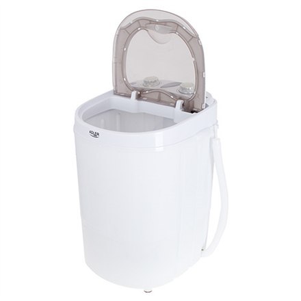 Adler Mini washing machine AD 8055 Top loading, Washing capacity 3 kg, Depth 37 cm, Width 36 cm, White Adler Mini washing machine AD 8055 Top loading, Washing capacity 3 kg, Depth 37 cm, Width 36 cm, White