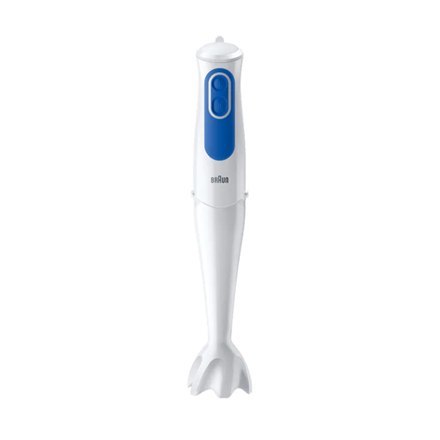 Braun MultiQuick 3 Hand Blender, 700 W, Material jar(s) Plastic, 0.6 L, Number of speeds 2, Shaft material Plastic, White/Blue Braun MultiQuick 3 Hand Blender, 700 W, Material jar(s) Plastic, 0.6 L, Number of speeds 2, Shaft material Plastic, White/Blue