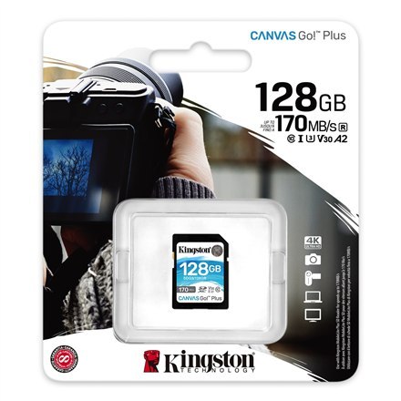 Kingston Canvas Go! Plus 128 GB, SD, Flash memory class 10 Kingston Canvas Go! Plus 128 GB, SD, Flash memory class 10