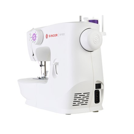 Singer Sewing Machine M1605 Number of stitches 6, Number of buttonholes 1, White Singer Sewing Machine M1605 Number of stitches 6, Number of buttonholes 1, White