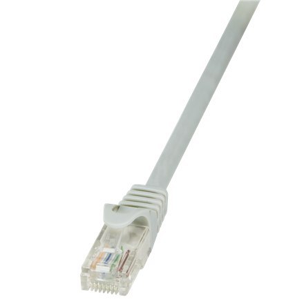 Logilink Patch Cable CP1022U Cat 5E, U/UTP, Grey, 0.5 m Logilink Patch Cable CP1022U Cat 5E, U/UTP, Grey, 0.5 m