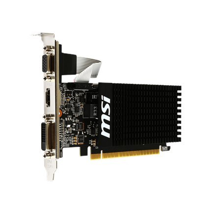 MSI GT 710 2GD3H LP NVIDIA, 2 GB, GeForce GT 710, DDR3, PCI Express 2.0 x16 (uses x8), HDMI ports quantity 1, Memory clock speed MSI GT 710 2GD3H LP NVIDIA, 2 GB, GeForce GT 710, DDR3, PCI Express 2.0 x16 (uses x8), HDMI ports quantity 1, Memory clock speed
