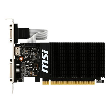 MSI GT 710 2GD3H LP NVIDIA, 2 GB, GeForce GT 710, DDR3, PCI Express 2.0 x16 (uses x8), HDMI ports quantity 1, Memory clock speed MSI GT 710 2GD3H LP NVIDIA, 2 GB, GeForce GT 710, DDR3, PCI Express 2.0 x16 (uses x8), HDMI ports quantity 1, Memory clock speed