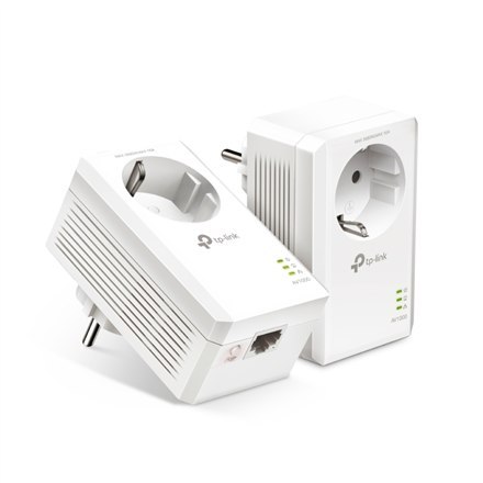 TP-LINK AV1000 Gigabit Passthrough Powerline Starter Kit TL-PA7017P KIT 10/100/1000 Mbit/s, Ethernet LAN (RJ-45) ports 1, No Wi- TP-LINK AV1000 Gigabit Passthrough Powerline Starter Kit TL-PA7017P KIT 10/100/1000 Mbit/s, Ethernet LAN (RJ-45) ports 1, No Wi-