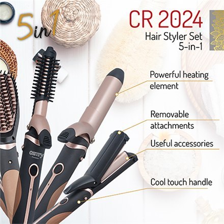 Camry Hair Styler CR 2024 1200 W, Black/Rose gold Camry Hair Styler CR 2024 1200 W, Black/Rose gold