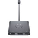 Dell Adapter USB-C to HDMI/DP with Power Pass-Through 0.18 m Dell Adapter USB-C to HDMI/DP with Power Pass-Through 0.18 m