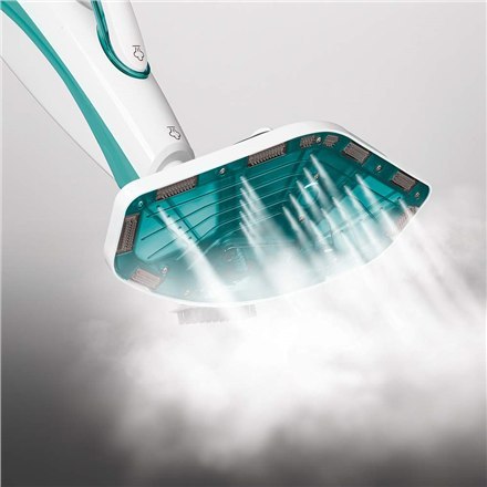 Polti Steam mop Vaporetto SV450_Double 1500 W, Handstick 2in1, 7.5 m, White/Blue Polti Steam mop Vaporetto SV450_Double 1500 W, Handstick 2in1, 7.5 m, White/Blue