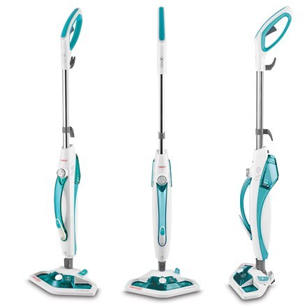 Polti Steam mop Vaporetto SV450_Double 1500 W, Handstick 2in1, 7.5 m, White/Blue Polti Steam mop Vaporetto SV450_Double 1500 W, Handstick 2in1, 7.5 m, White/Blue