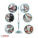 Polti Steam mop Vaporetto SV450_Double 1500 W, Handstick 2in1, 7.5 m, White/Blue Polti Steam mop Vaporetto SV450_Double 1500 W, Handstick 2in1, 7.5 m, White/Blue