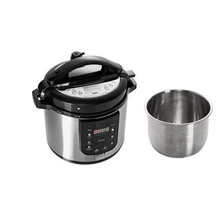 Camry Pressure cooker CR 6409 1500 W, Alluminium pot, 6 L, Number of programs 8, Stainless steel/Black Camry Pressure cooker CR 6409 1500 W, Alluminium pot, 6 L, Number of programs 8, Stainless steel/Black