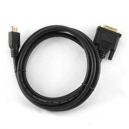 Gembird monitoriaus kabelis HDMI/DVI-DM (18+1) 1.8m Gembird monitoriaus kabelis HDMI/DVI-DM (18+1) 1.8m