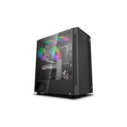 Deepcool MATREXX 55 MESH Side window, Black, E-ATX, Power supply included No