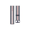 Fitbit Versa-Lite Woven Hybrid Band, large, navy/pink Fitbit Versa-Lite Woven Hybrid Band, large, navy/pink