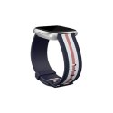 Fitbit Versa-Lite Woven Hybrid Band, large, navy/pink Fitbit Versa-Lite Woven Hybrid Band, large, navy/pink