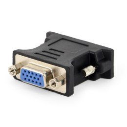 Gembird Adapter DVI-A męski do VGA 15-pin HD (3 rzędy) żeński, czarny