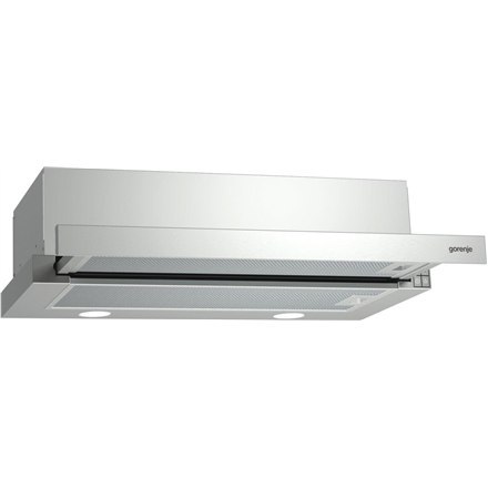 Gorenje Hood BHP523E10X Telescopic, Width 50 cm, 390 m³/h, Stainless steel, Energy efficiency class C, 72 dB, E, A, A Gorenje Hood BHP523E10X Telescopic, Width 50 cm, 390 m³/h, Stainless steel, Energy efficiency class C, 72 dB, E, A, A