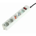 Power Cube SPG3-B-6C surge protector, 5 sockets, 6ft Gembird Power Cube SPG3-B-6C surge protector, 5 sockets, 6ft Gembird
