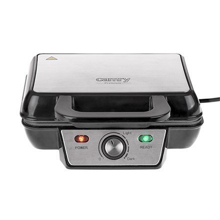 Camry Waffle Maker CR 3046 Belgium, Number of waffles 2, 1600 W, Black/Stainless Steel Camry Waffle Maker CR 3046 Belgium, Number of waffles 2, 1600 W, Black/Stainless Steel