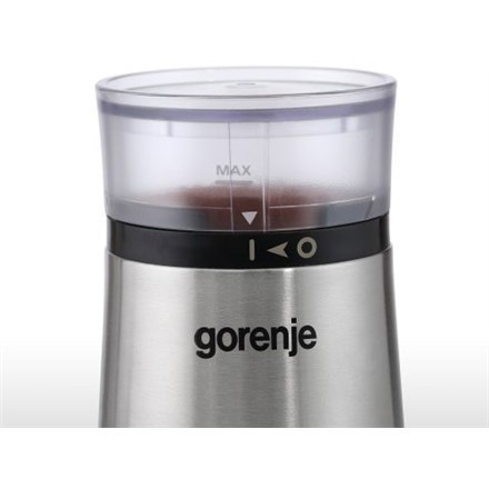 Gorenje Coffee grinder SMK150E 150 W, Coffee beans capacity 60 g, Lid safety switch, Stainless steel Gorenje Coffee grinder SMK150E 150 W, Coffee beans capacity 60 g, Lid safety switch, Stainless steel