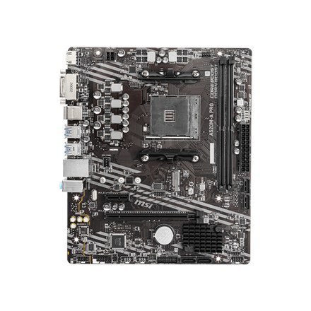 MSI A520M-A PRO Processor family AMD, Processor socket AM4, DDR4, Memory slots 2, Chipset AMD A, Micro ATX MSI A520M-A PRO Processor family AMD, Processor socket AM4, DDR4, Memory slots 2, Chipset AMD A, Micro ATX