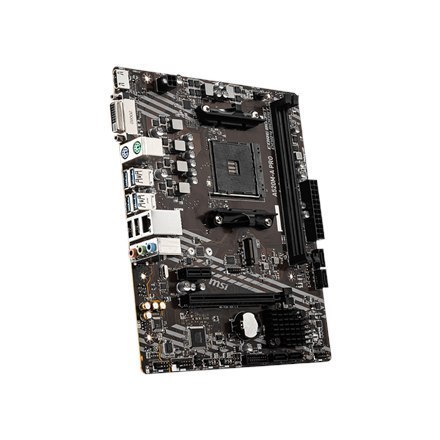 MSI A520M-A PRO Processor family AMD, Processor socket AM4, DDR4, Memory slots 2, Chipset AMD A, Micro ATX MSI A520M-A PRO Processor family AMD, Processor socket AM4, DDR4, Memory slots 2, Chipset AMD A, Micro ATX